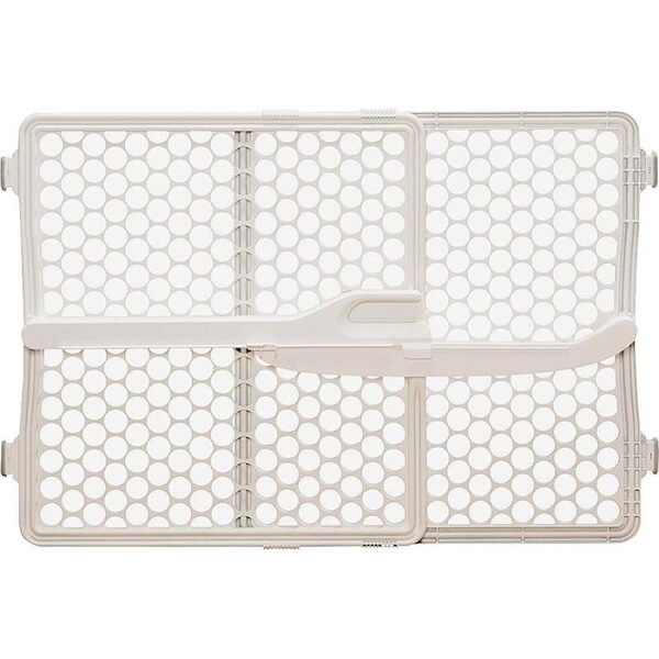 Safety 1St Doorway Gate, Plastic, Cream, 2312 in H Dimensions GA087CRE4